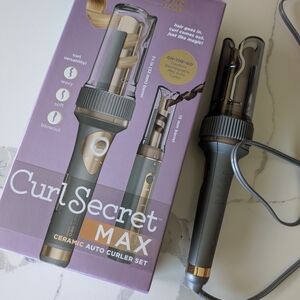 Max Ceramic Auto Curler - Black and Gold